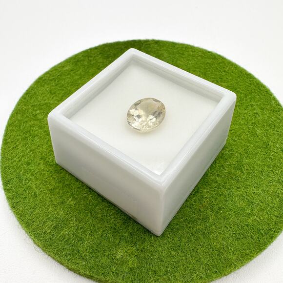 Mexican Bytownite Oval 3.5ct 12x10mm Original Box Sealed Gold Yellow Champaign - Picture 8 of 13